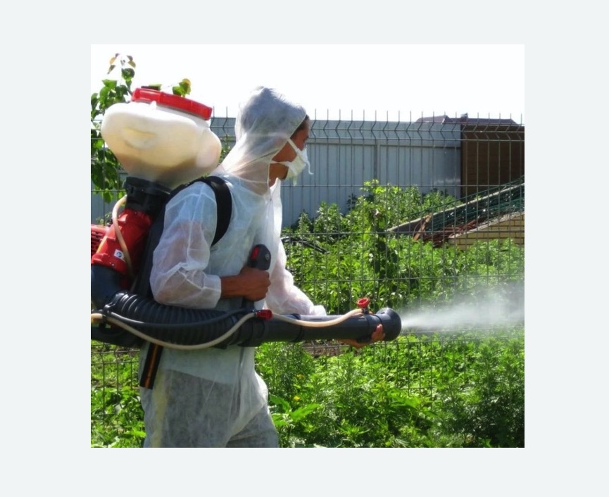 Акарицидная обработка территории в Лианозово города Москвы